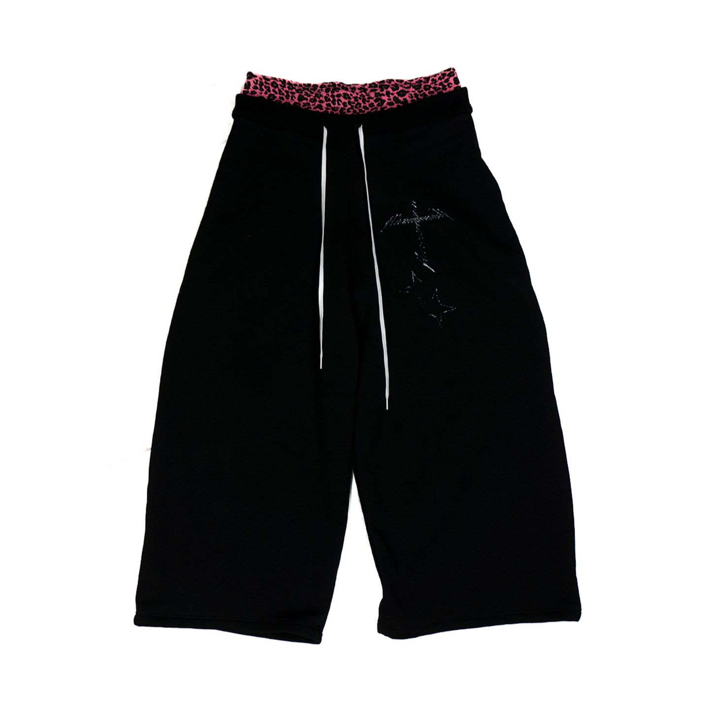 Asylum Sweatpants Black//Pink