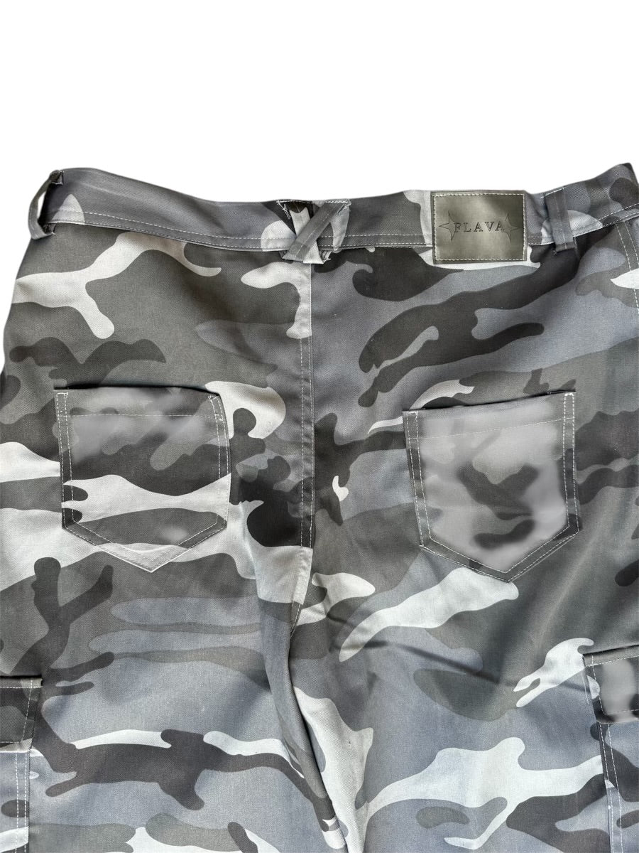 Shanti Zip Grey Camo pants