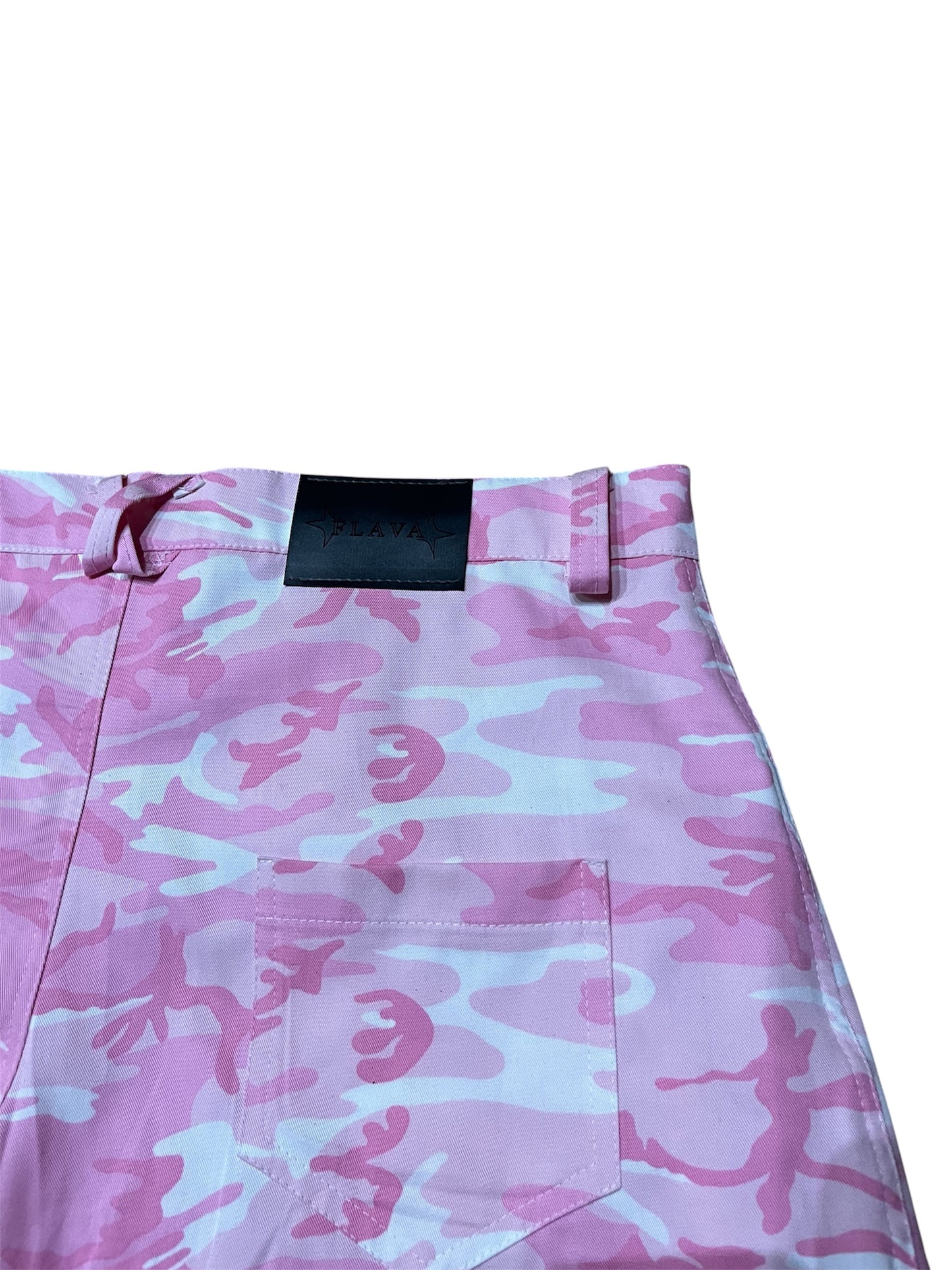 Pink Camo Zip Pants 2in1