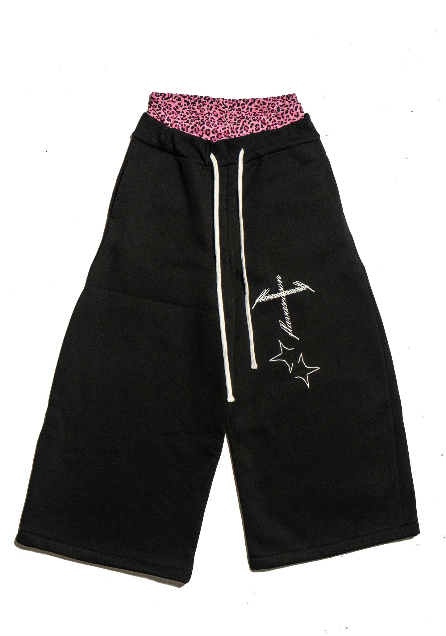Asylum Sweatpants Black//Pink