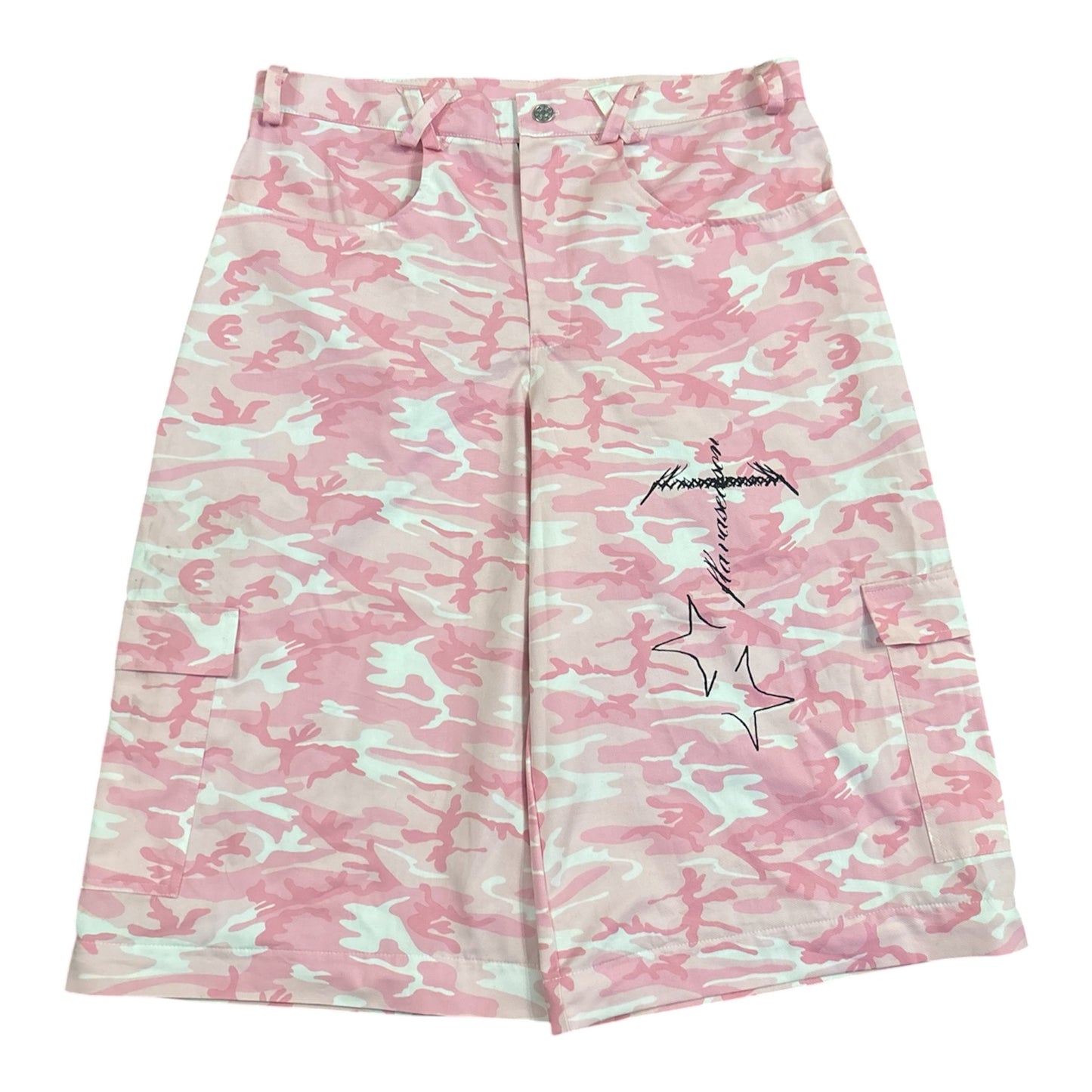 Pink Camo Zip Pants 2in1