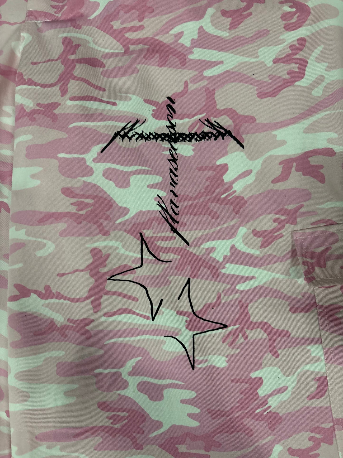 Pink Camo Zip Pants 2in1