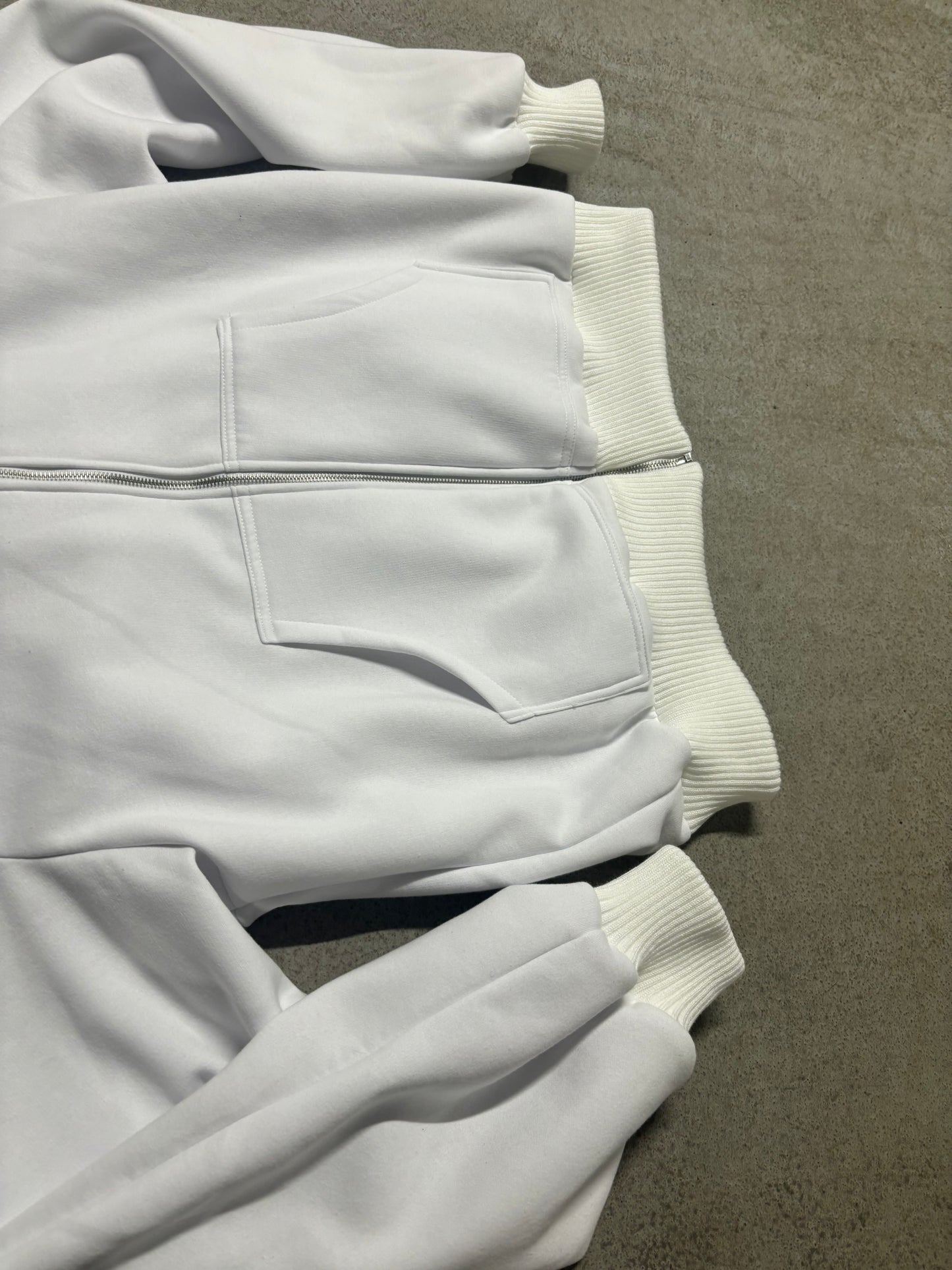 Flava White Fur Hoodie