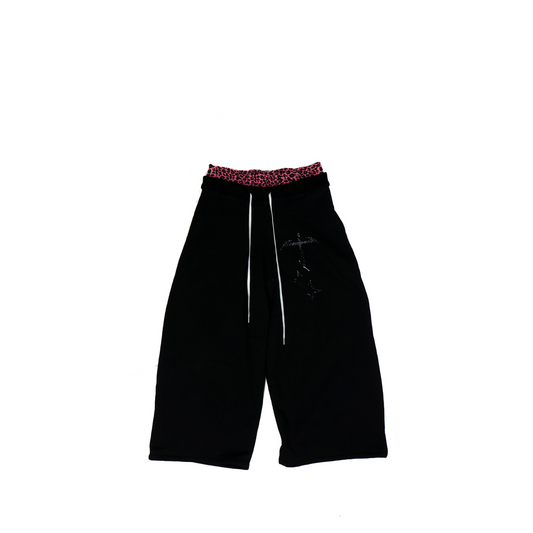 Asylum Sweatpants Black//Pink