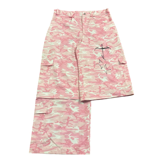 Pink Camo Zip Pants 2in1