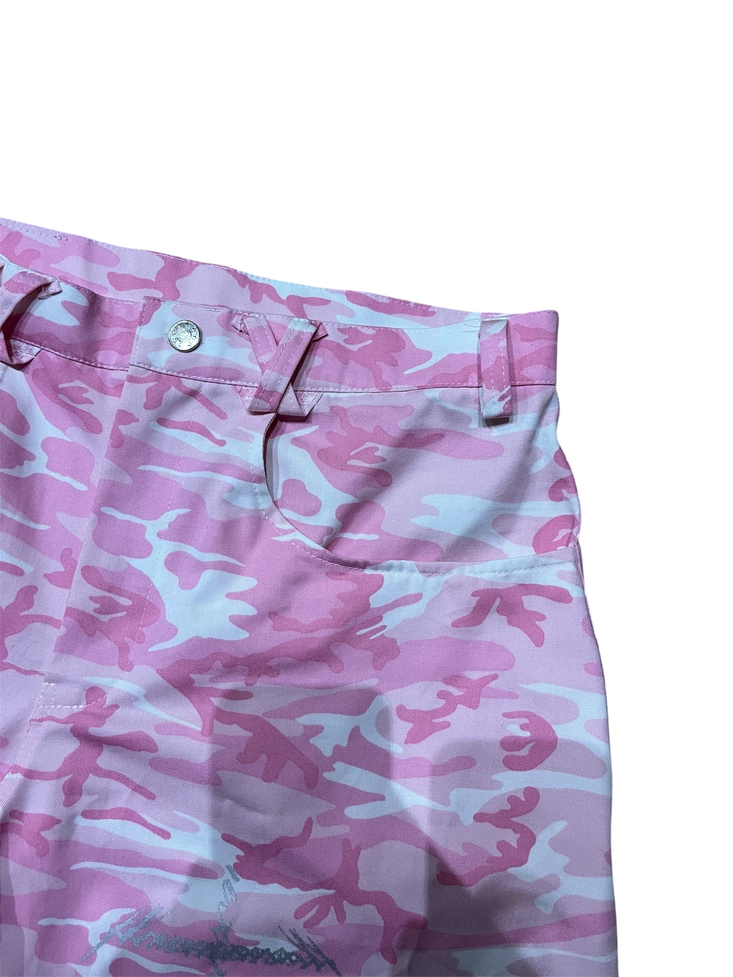 Pink Camo Zip Pants 2in1
