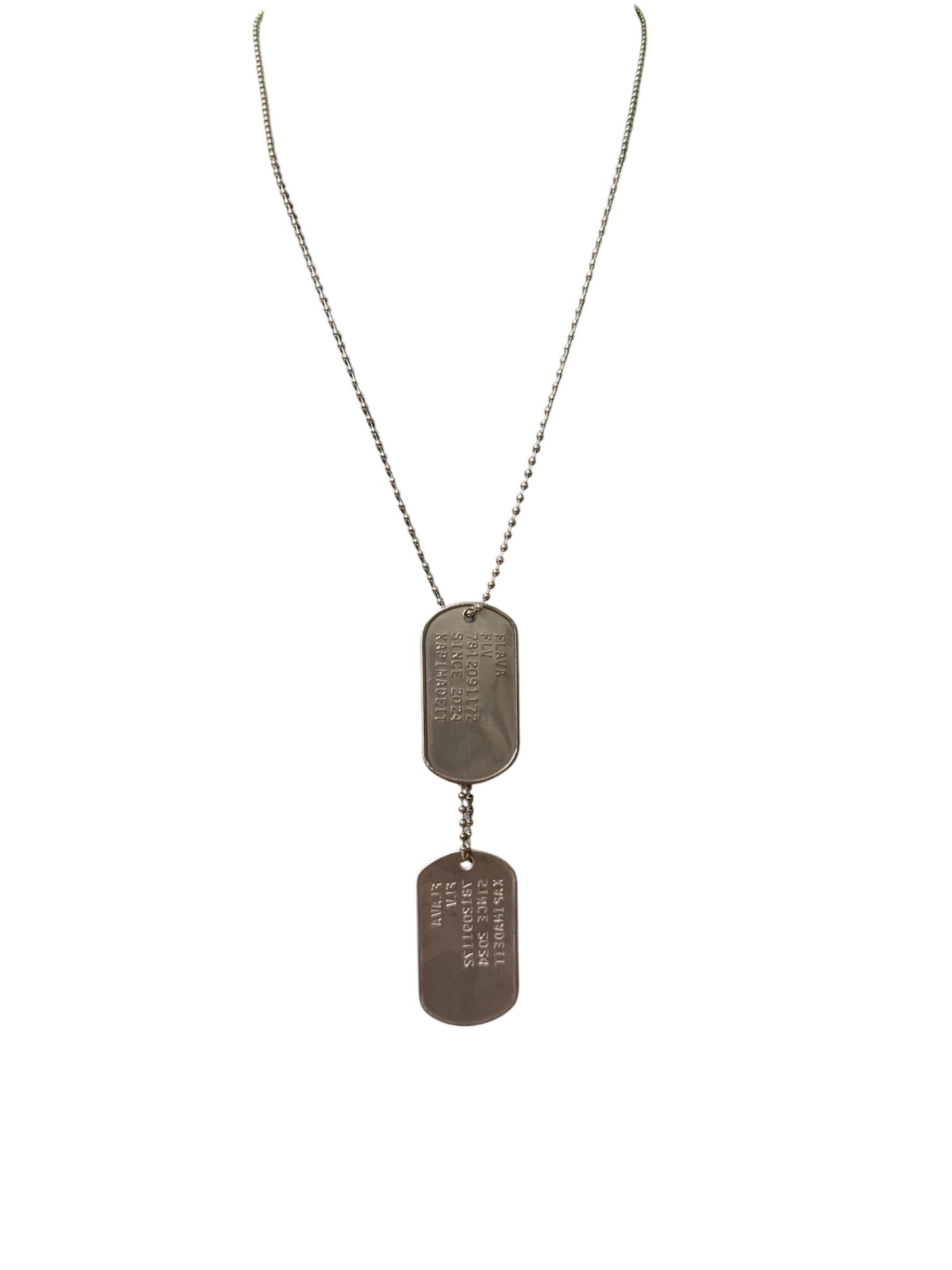 Orda Silver Dog Tag FLV