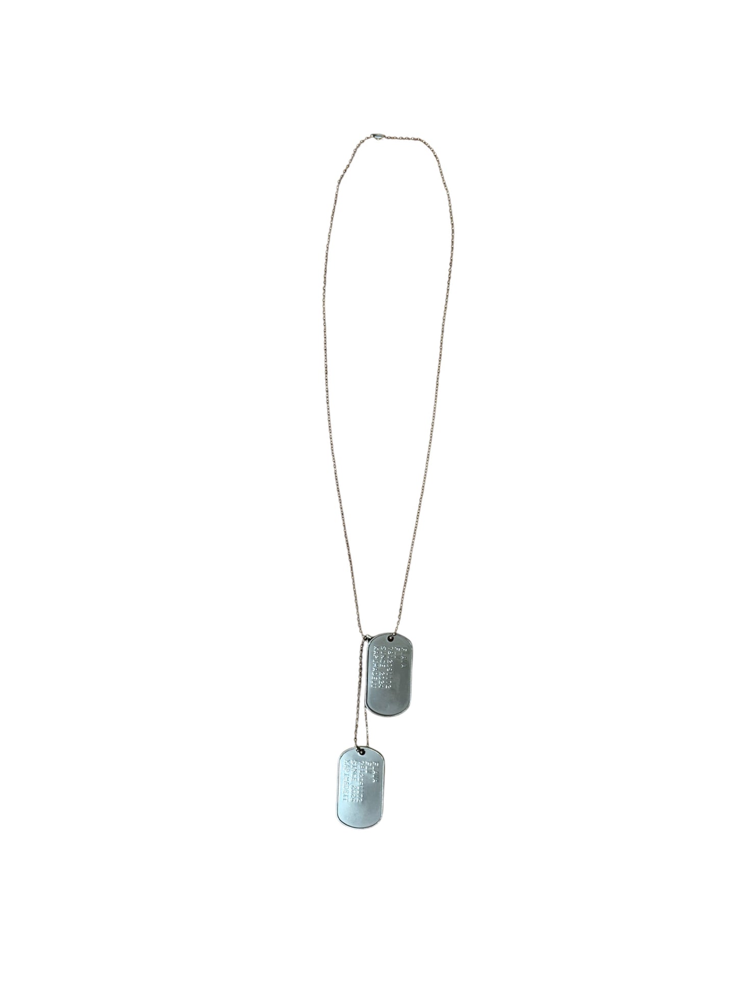 Orda Silver Dog Tag FLV