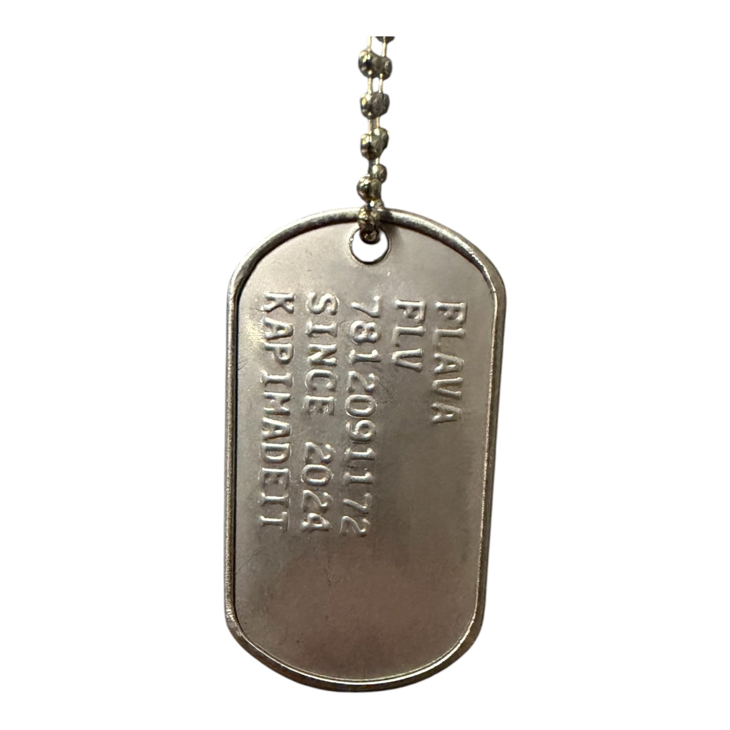 Orda Silver Dog Tag FLV