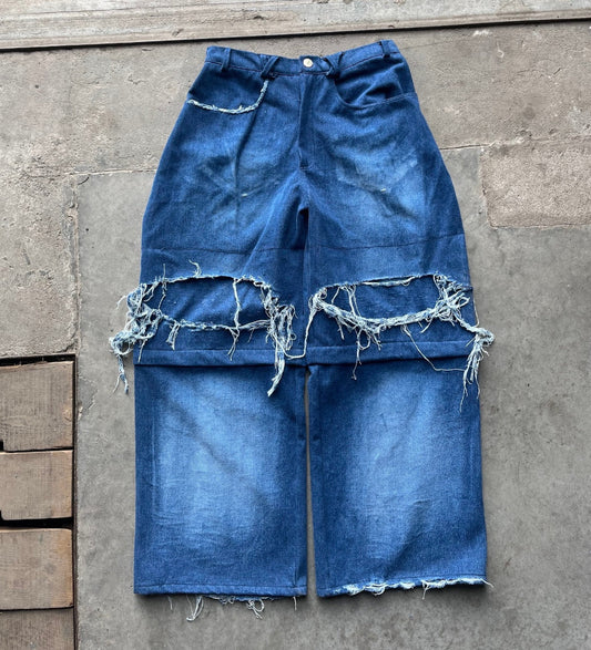 Only Blessed Zipped Baggy Jeans